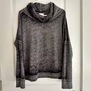 Caslon Women's Lightweight Gray Sweatshirt Petite M